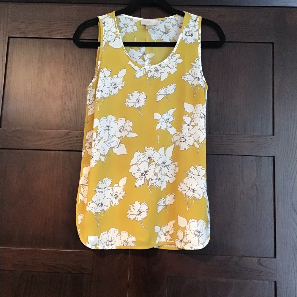 NWOT LOFT sleeveless blouse